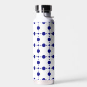 Blue Polka Dots, Polka Dot Pattern, Dots Trinkflasche (Links)