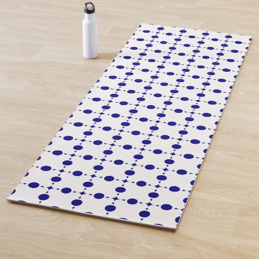 Blue Polka Dots, Polka Dot Pattern, Dots Yogamatte (Beispiel)