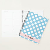 Blue Polka Dots, Polka Dot Pattern, Ihr Name Planer (Anzeige)