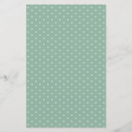 Blue Polka Dots Scrapbook Paper Sheet