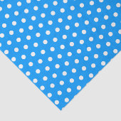 Blue Polka Dots Seidenpapier (Ausschnitt)