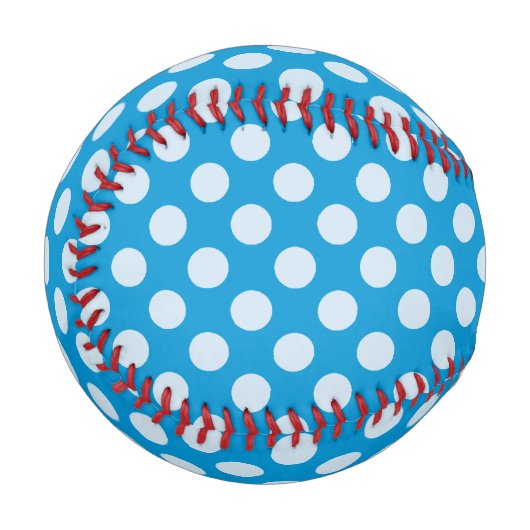 Blue Polka Dotted Baseball (Vorderseite Links)