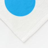 Blue polkadots happy new year add name messasimple fleecedecke (Ecke)