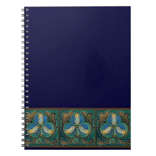 Blue Pomegranate Majolica Notizblock (Vorderseite)