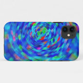 Blue Pond Ripple Case-Mate iPhone Hülle (Rückseite (Horizontal))