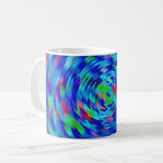Blue Pond Ripple Kaffeetasse (Vorderseite Links)