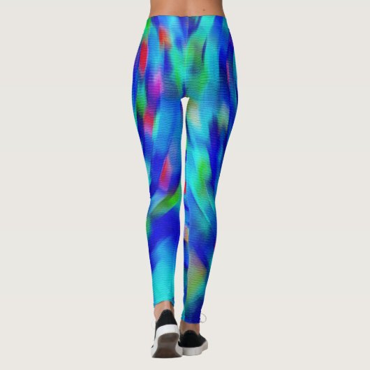 Blue Pond Ripple Leggings (Rückseite)