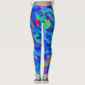 Blue Pond Ripple Leggings (Vorderseite)