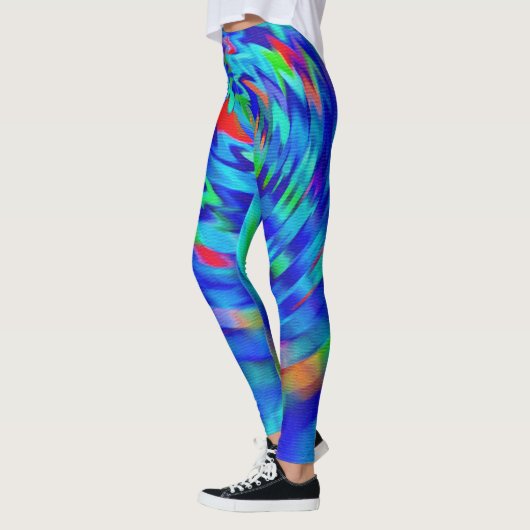 Blue Pond Ripple Leggings (Links)