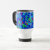 Blue Pond Ripple Reisebecher (Vorderseite Links)