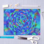 Blue Pond Ripple Seidenpapier (Handwerk)