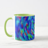 Blue Pond Ripple Tasse (Links)