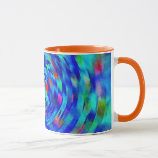 Blue Pond Ripple Tasse (Rechts)