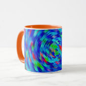 Blue Pond Ripple Tasse (Vorderseite Links)