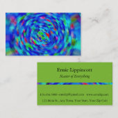 Blue Pond Ripple Visitenkarte (Vorne/Hinten)