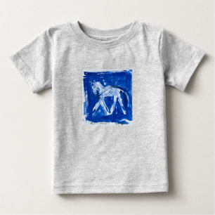 Blue Pony Baby T-shirt