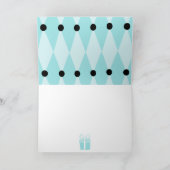 Blue Poodle Karte (Innenseite)