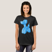 Blue Poodle T-Shirt (Vorne ganz)
