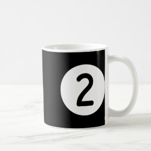 Blue Pool Ll Nummer zwei Billard Snooker Billard Kaffeetasse