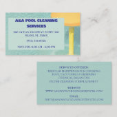 Blue Pool-Wartung Visitenkarte (Vorne/Hinten)