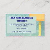 Blue Pool-Wartung Visitenkarte (Vorderseite)