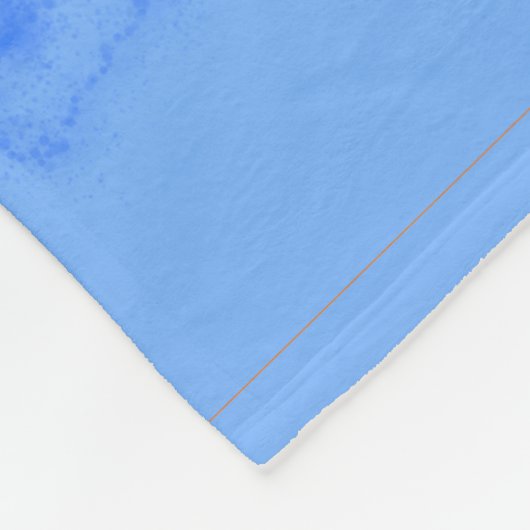 Blue Popcorn Anime Ducky Fleece Blanket (Ecke)