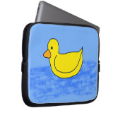 Blue Popcorn Anime Ducky Laptopschutzhülle (Vorne Rechts)