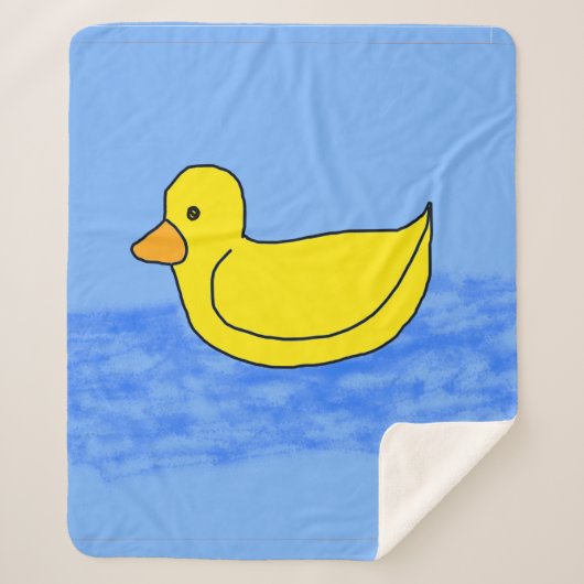 Blue Popcorn Anime Ducky Sherpadecke (Vorderseite)
