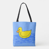 Blue Popcorn Anime Ducky Tasche (Rückseite)