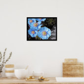 Blue Poppies Poster Prints (Küche)