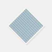 Blue Poppin Flaschen Boy Baby Dusche Serviette (Ecke)