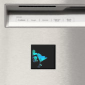 Blue Poppy Magnet (In Situ (Geschirrspüler))