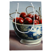 Blue Porcelain & Cherries Mittlere Geschenktüte (Vorderseite)