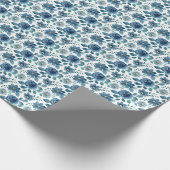 Blue Porcelain Garden Geschenkpapier (Ecke)