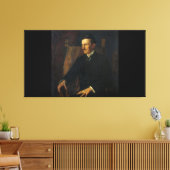 Blue Portrait of Nikola Tesla Leinwanddruck (Insitu (Wohnzimmer))