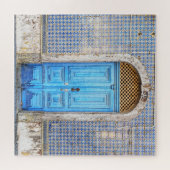 Blue Portugal Door Puzzle (Horizontal)