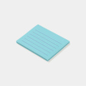 Blue Post-it® Notes 4" x 3" Post-it Klebezettel (angewinkelt)