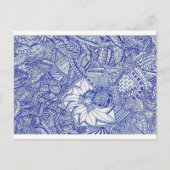 Blue Postcard Postkarte (Vorderseite)