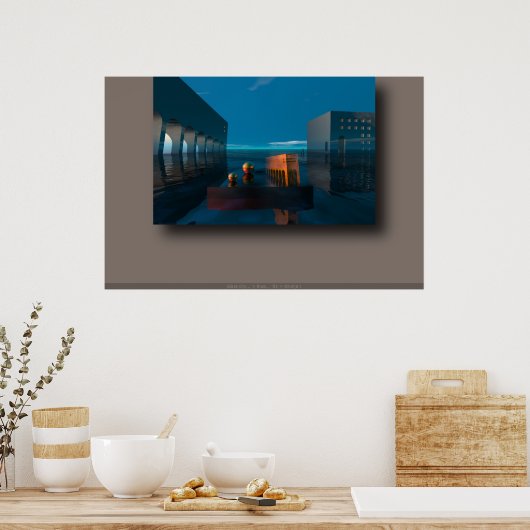 Blue... Poster (Küche)