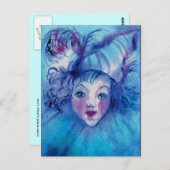 BLUE POSTKARTE (Vorne/Hinten)