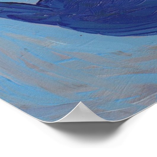 Blue Pot Poster (Ecke)