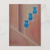 Blue Pots Postkarte (Vorderseite)