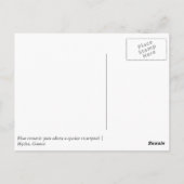 Blue Pottery Postcard Postkarte (Rückseite)