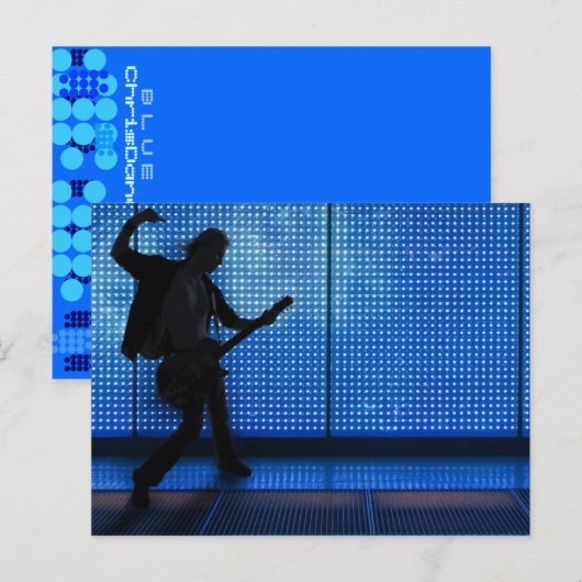 BLUE POWER CHORD - Postkarte (Vorne/Hinten)