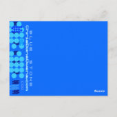 BLUE POWER CHORD - Postkarte (Rückseite)