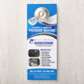 Blue Power Waschpresse Waschhaus Reinigung Türanhänger (Auf Knauf)