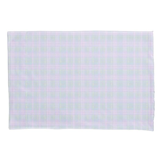  Blue Praire Plaid Kissenbezug (Vorderseite-Links)