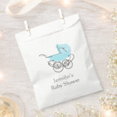 Blue Pram Baby Dusche Fevor Bag Geschenktütchen (Ausgeschnitten)