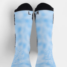 Blue Premium Crew Sock