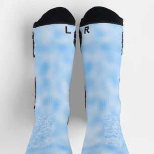Blue Premium Crew Sock Socken